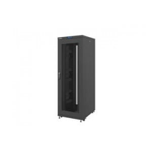 Szafa instalacyjna stojąca 19" 37U 800x1000 LCD Drzwi Perforowane czarna Lanberg (flat pack)