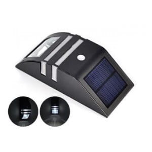 Kinkiet solarny z czujnikiem ruchu Maclean MCE118 B czarny
