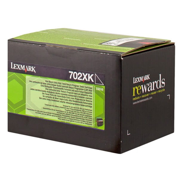 Lexmark oryginalny toner 70C2XKE, black, 8000s, extra duża pojemność, return, Lexmark CS510de, CS510dte, O