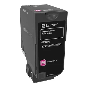 Lexmark oryginalny toner 74C0H30, magenta, 12000s, high capacity