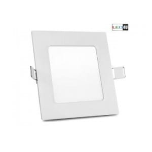 Panel LED sufitowy Led4U LD152W podtynkowy slim 6W Warm white 2800-3200K 120*120*H20mm