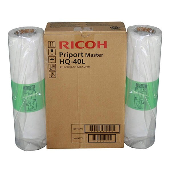 Ricoh oryginalny Master 893196, 2-pack, cena za 1 sztks, Ricoh JP 4500, PRIPORT DD 4450, DX 4542, DX 4545, matryca HQ40L,cena za 1