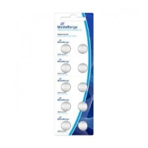 Baterie alkaliczne MediaRange MRBAT112 Coin Cells, AG10|LR54|1.5V, Pack 10
