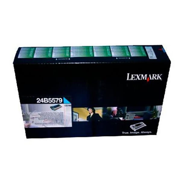 Lexmark oryginalny toner 24B5579, cyan, 10000s, high capacity, return, Lexmark CS748, CS748de, CS748dte, CS748e, O