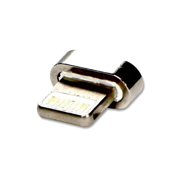 USB (2.0) Redukcja, Magnetický konec-Lightning M, 0, srebrna, redukcja do kabla magnetycznego