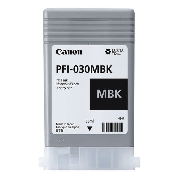 Canon oryginalny ink / tusz PFI-030MBK, czarny mat, 55ml, 3488C001, Canon iPF TA-20, iPF TA-30