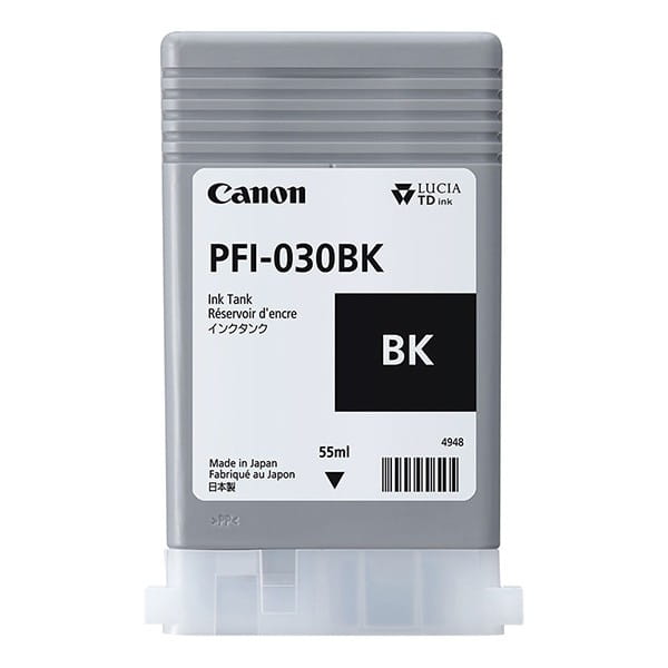 Canon oryginalny ink / tusz PFI-030BK, black, 55ml, 3489C001, Canon iPF TA-20, iPF TA-30