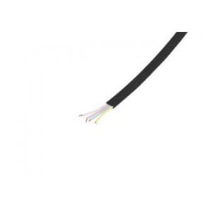Kabel telefoniczny Lanberg 100m 4-żyły czarny płaski