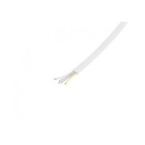 Kabel telefoniczny Lanberg 100m 4-żyły biały płaski