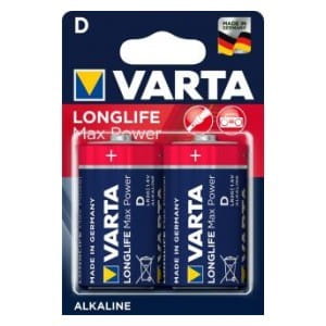 Baterie VARTA LONGLIFE MAX POWER D 1.5V 2 szt