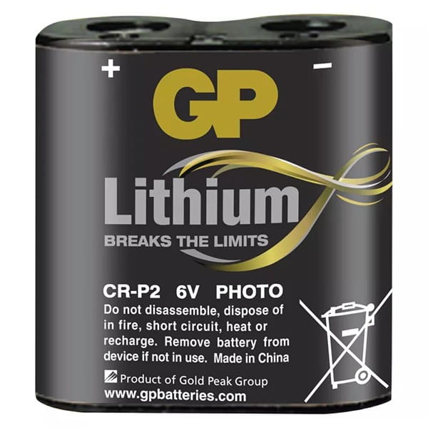 Bateria litowa, CR-P2, 6V, GP, blistr, 1-pack