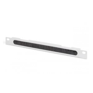Organizer kablowy DIGITUS poziomy z przepustem szczotkowym 10" (254mm) 0.5U 22x254x12mm, szary (RAL 7035)