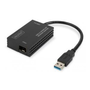 Karta sieciowa DIGITUS przewodowa USB 3.0 Typ A do SFP (Fiber) Gigabit 1000Mbps