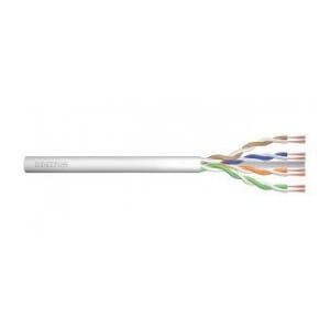 Kabel teleinformatyczny patchcordowy DIGITUS kat.6, U/UTP, linka, AWG 26/7, LSOH, 100m, szary, karton