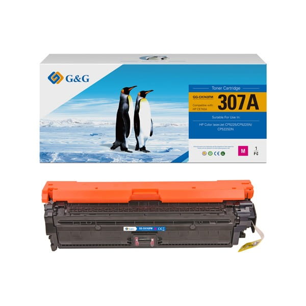 G&amp;G kompatybilny toner z CE743A, magenta, 7300s, NT-CH743FM, HP 307A, dla HP Color LaserJet CP5225, N