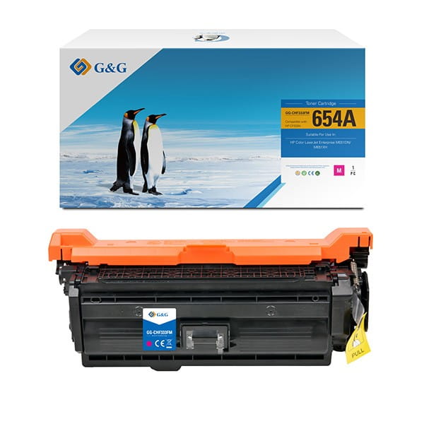 G&amp;G kompatybilny toner z CF333A, magenta, 15000s, NT-CHF333FM, HP 654A, dla HP Color LaserJet Enterprise M651dn, M651n, M651xh, N