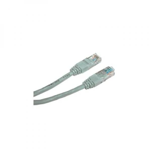 Przewód LAN UTP patchcord, Cat.5e, RJ45 M - RJ45 M, 7 m, nieekranowany, szary, Logo