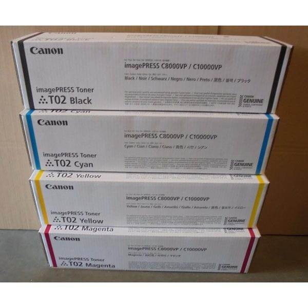 Canon oryginalny toner T02, black, 44000s, 8529B001, Canon imagePRESS C8000VP, C10000VP, O