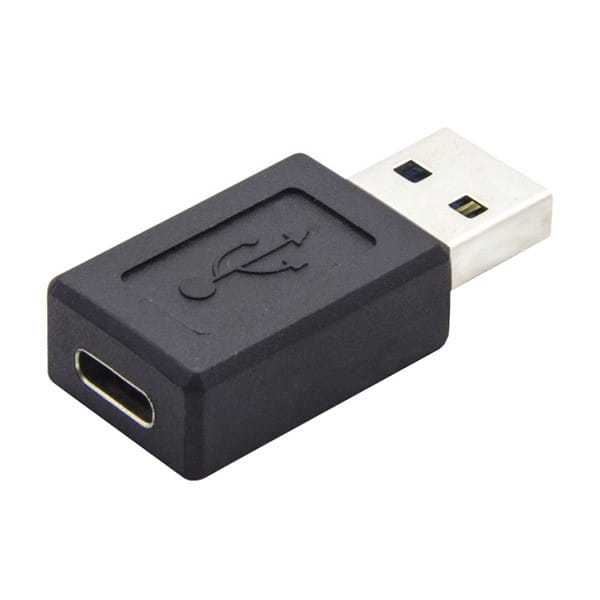 USB (3.0) Redukcja, USB (3.0), USB A (3.0) M-USB C (3.1) F, 0, czarna, plastic bag, tworzywo, 5 Gbps