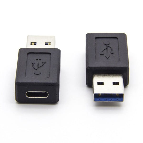 USB (3.0) Redukcja, USB (3.0), USB A (3.0) M-USB C (3.1) F, 0, czarna, plastic bag, tworzywo, 5 Gbps