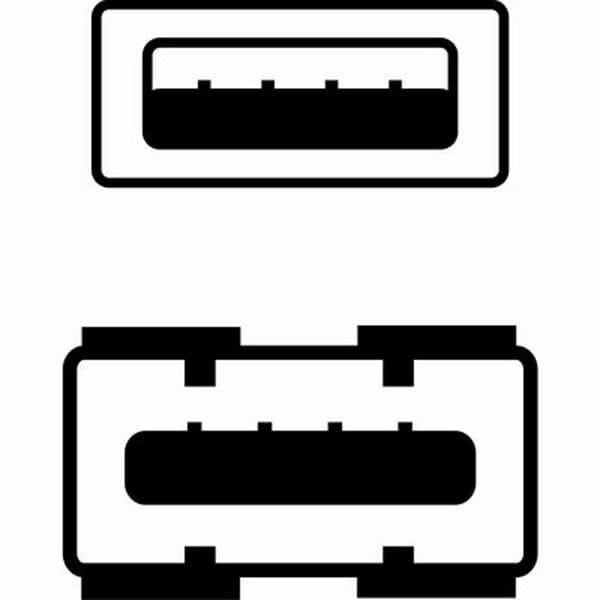 Logo Przedłużacz USB (2.0), USB A M - USB A F, 5m, szary, blistr