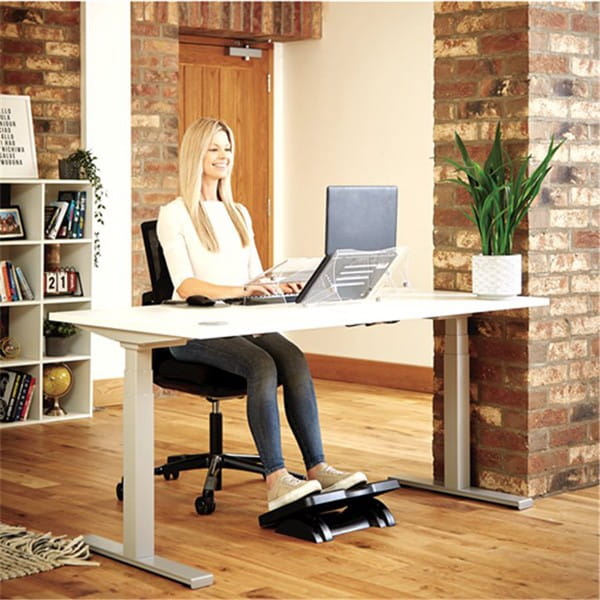 Podstawa pod monitor i dokumenty Fellowes Clarity Fellowes stołowy, regulowany kąt nachylenia, przeźroczysty, A3