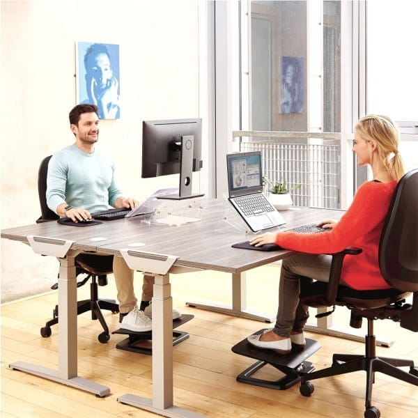 Podstawa pod monitor i dokumenty Fellowes Clarity Fellowes stołowy, regulowany kąt nachylenia, przeźroczysty, A3