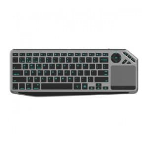 Klawiatura bezprzewodowa Techly Dualna BT/RF Touchpad LED RGB