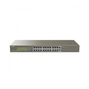 Switch niezarządzalny Tenda TEG1124P-24-250W  24-port 1GbE PoE 225W