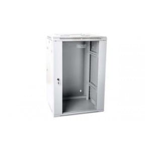 Szafa wisząca dwusekcyjna DIGITUS 19" 12U 600/600 (RAL 7035)