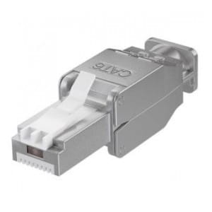 Wtyk Techly RJ45 STP Cat6 samozaciskowy, beznarzędziowy