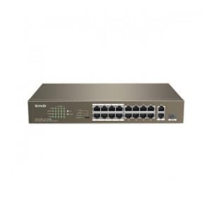 Switch niezarządzalny Tenda TEF1118P-16-150W 16-port Ethernet Switch 10/100 Mb/s PoE 150W Rack