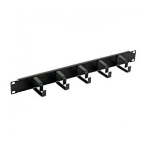 Organizer kabli Techly Rack 19" 1U 5 pierścieni