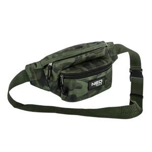 Outdoor ledvinka, moro, poliester, 84-324, wytrzymały materiał, regulowany pasek, Neo Tools