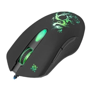 Mysz przewodowa, Defender Sky Dragon GM-090L, czarna, optyczna, 3200DPI