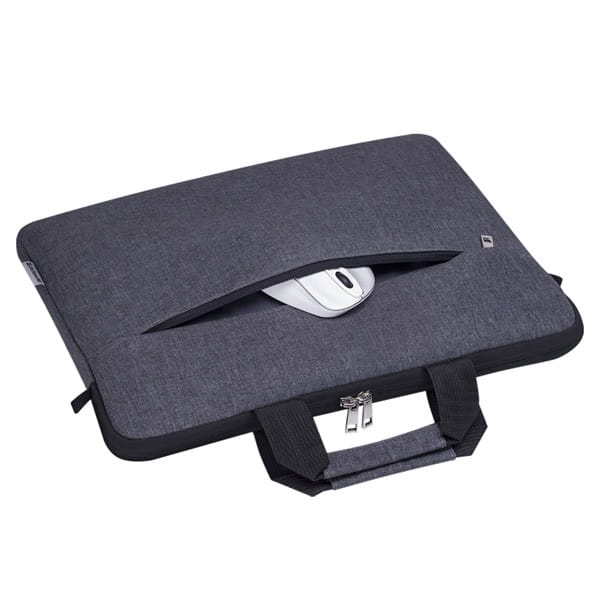 Torba na  notebook 15,6", Chic, szara, poliester, Defender