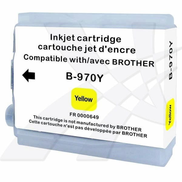 UPrint kompatybilny ink / tusz z LC-1000Y, yellow, 10ml, B-970Y, dla Brother DCP-330C, 540CN, 130C, MFC-240C, 440CN