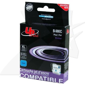 UPrint kompatybilny ink / tusz z LC-980C, B-980C, cyan, 12ml