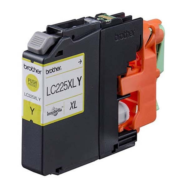 Brother oryginalny ink / tusz LC-225XLY, yellow, 1200s, Brother MFC-J4420DW, MFC-J4620DW