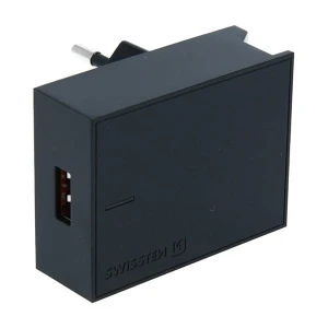 SWISSTEN Zasilacz / sieciowy adapter 22,5W, 1 port, USB-A, Huawei Supercharge, stojak na telefon