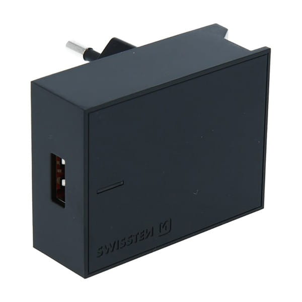 SWISSTEN Zasilacz / sieciowy adapter 22,5W, 1 port, USB-A, Huawei Supercharge, stojak na telefon