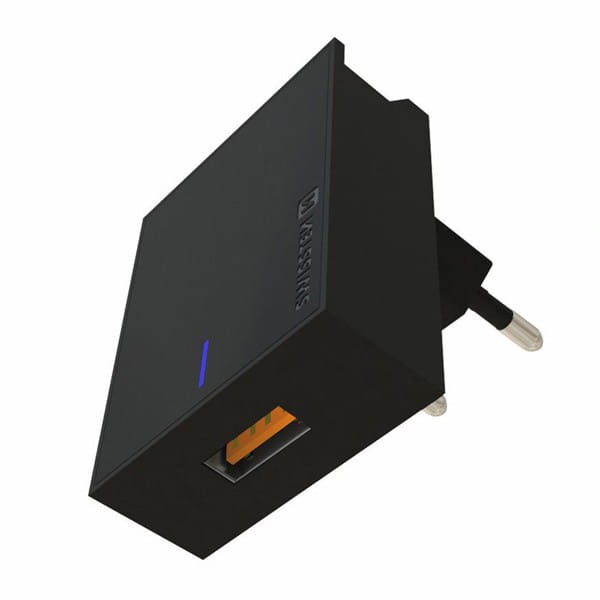 SWISSTEN Zasilacz / sieciowy adapter 22,5W, 1 port, USB-A, Huawei Supercharge, stojak na telefon