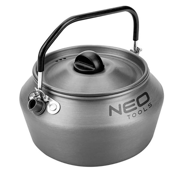 Czajnik turystyczny szara, 0.8l, pokrywa, siatka do przenoszenia,, Neo Tools