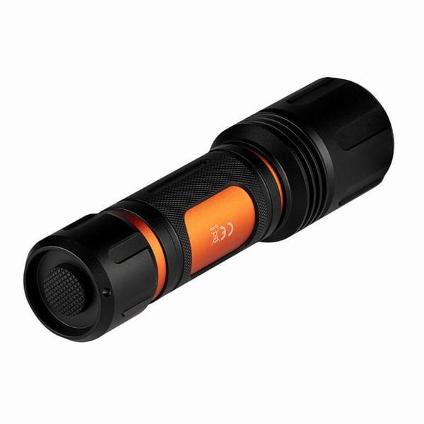 Latarka LED, 6xAA, aluminium, czarna