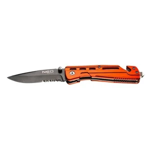 Neo Tools Nóż składany, nerezová ocel, 20mm, 9mm, 63-026, nylonowe etui