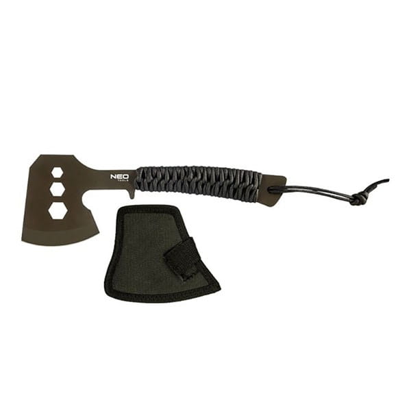 Neo Tools 63-118, celková hmotnost 266g, délka sekery 26cm