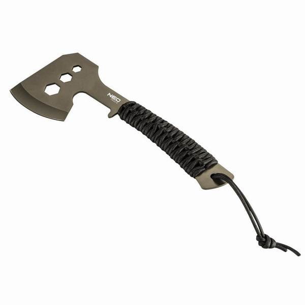Neo Tools 63-118, celková hmotnost 266g, délka sekery 26cm