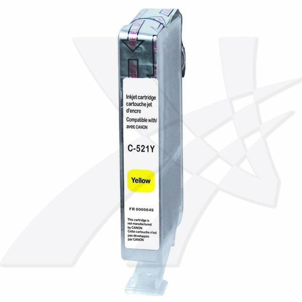 UPrint kompatybilny ink / tusz z CLI521Y, yellow, 510s, 10ml, C-521Y, z chipem, dla Canon iP3600, iP4600, MP620, MP630, MP980