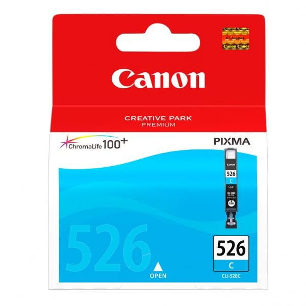 Canon oryginalny ink / tusz CLI526C, cyan, 9ml, 4541B001, Canon Pixma  MG5150, MG5250, MG6150, MG8150