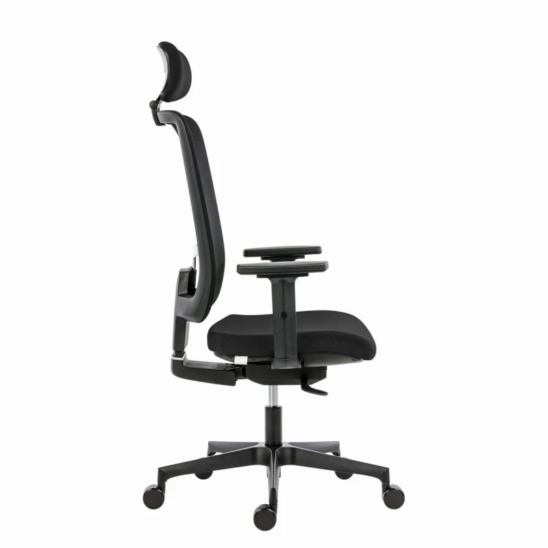 Powerton Ergonomiczny fotel biurowy Lucie, Czarny
